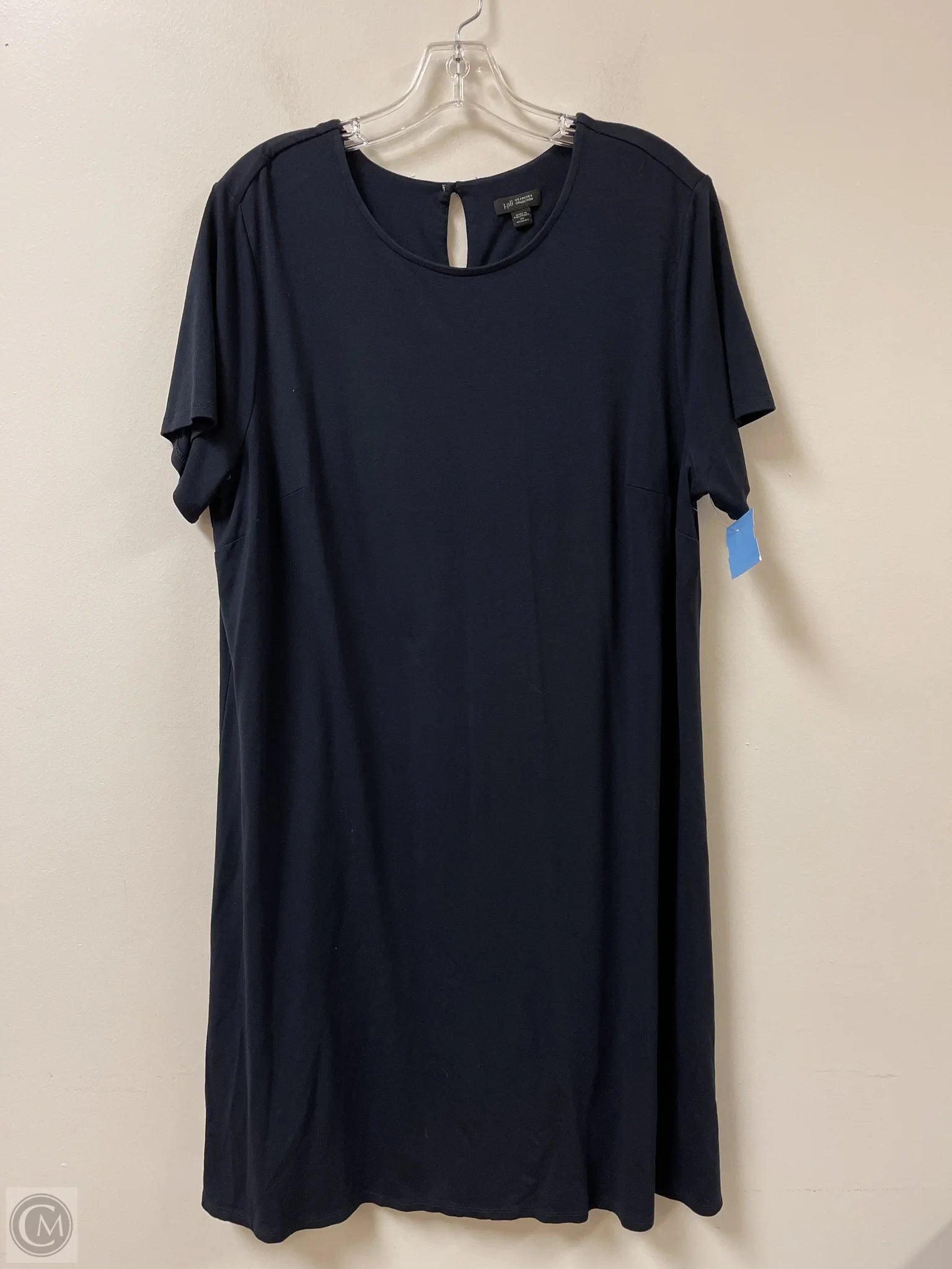 Dress Casual Midi By J. Jill In Navy, Size: 2x Tunics Versatile functional
