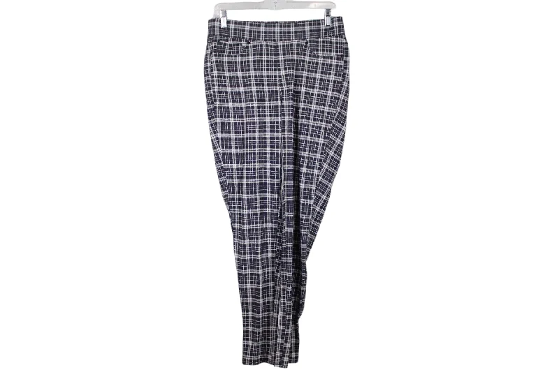 Seven7 Gray Plaid Pants | M Soft Cotton Pants