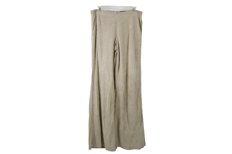 NEW Ralph Lauren Lamb Suede Pant | 10 Elegant Wool Trousers