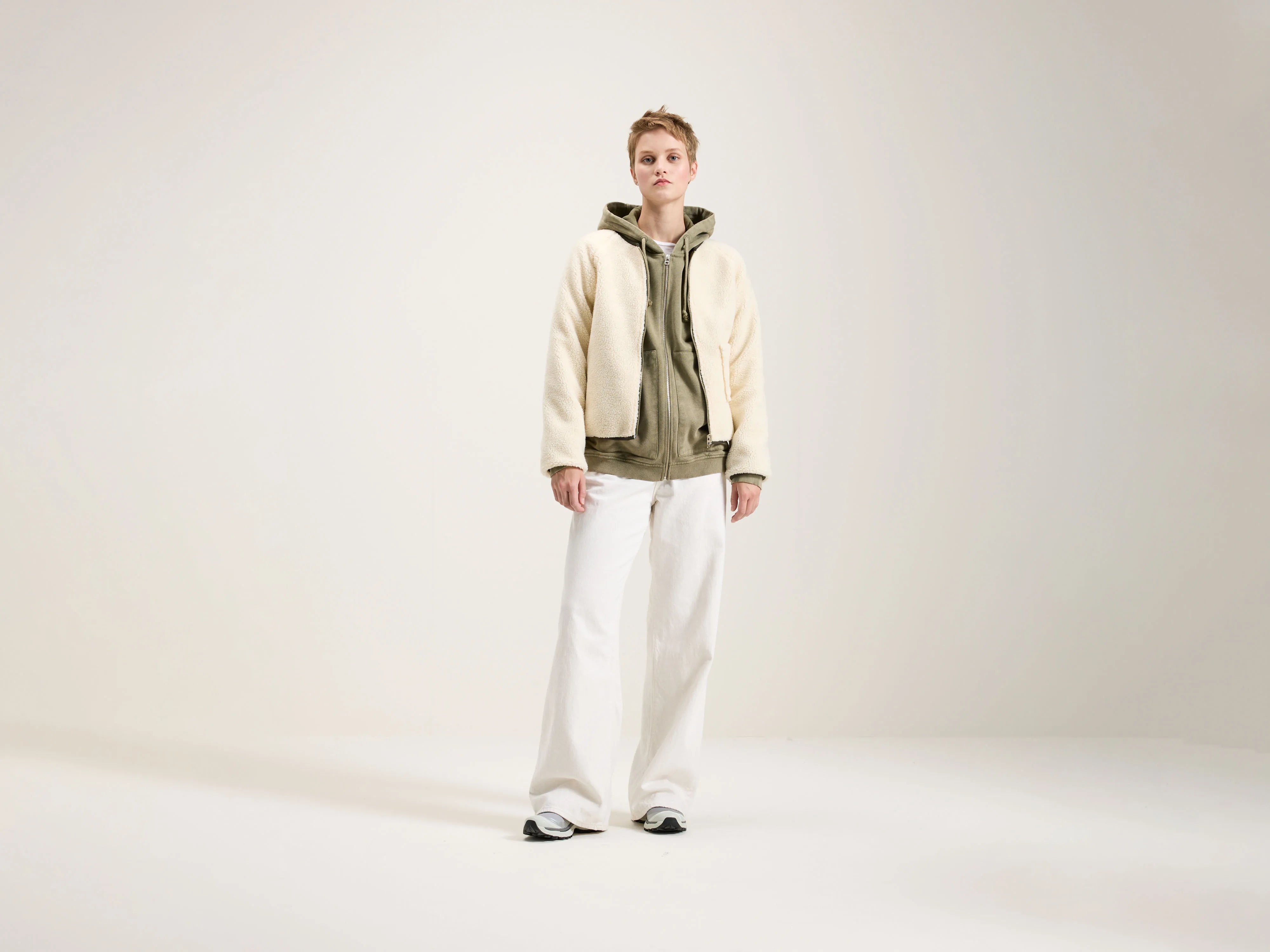 Belay jacket (242 / W / ECRU) Bomber Jacket Anorak Windbreaker