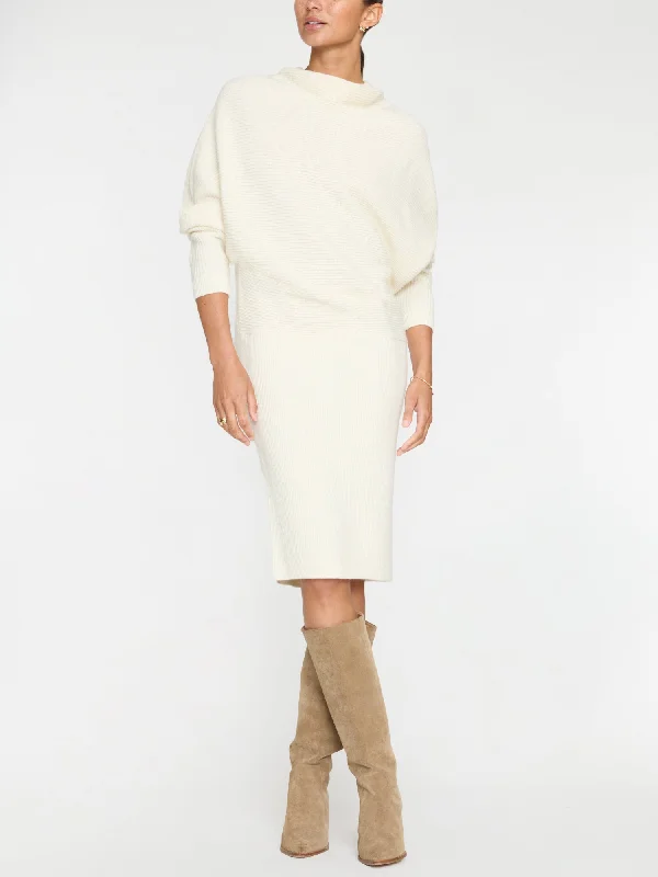 Clede Sweater Dress Terry Blend Velvet Blend Canvas Blend