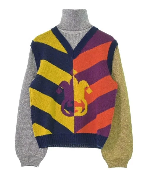 GUCCI Sweaters Plaid Sweater Polka Dot Checkered