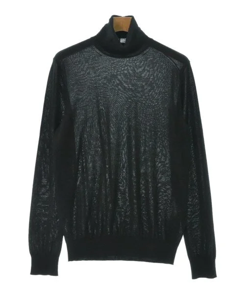 GIORGIO ARMANI Sweaters Denim Fabric Leather Fabric Suede Fabric