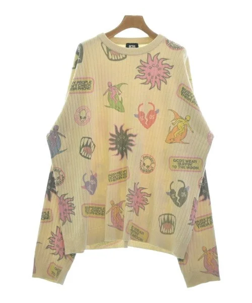 GCDS Sweaters Ribbed Striped Patterned
