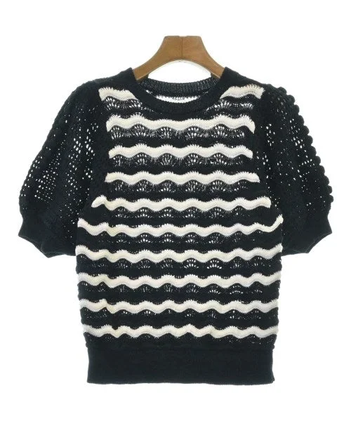 GRACE CONTINENTAL Sweaters Mesh Sweater Canvas Denim