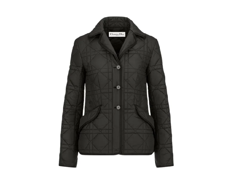 Dior Macrocannage Bar Jacket Front Pockets Side Pockets Patch Pockets