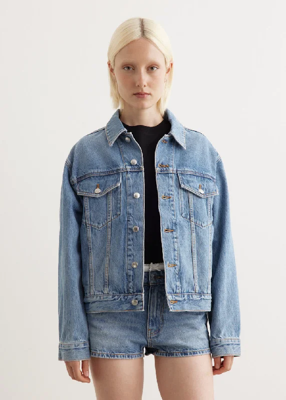 Trucker Jacket Tailored Jacket Straight Jacket A-Line Jacket