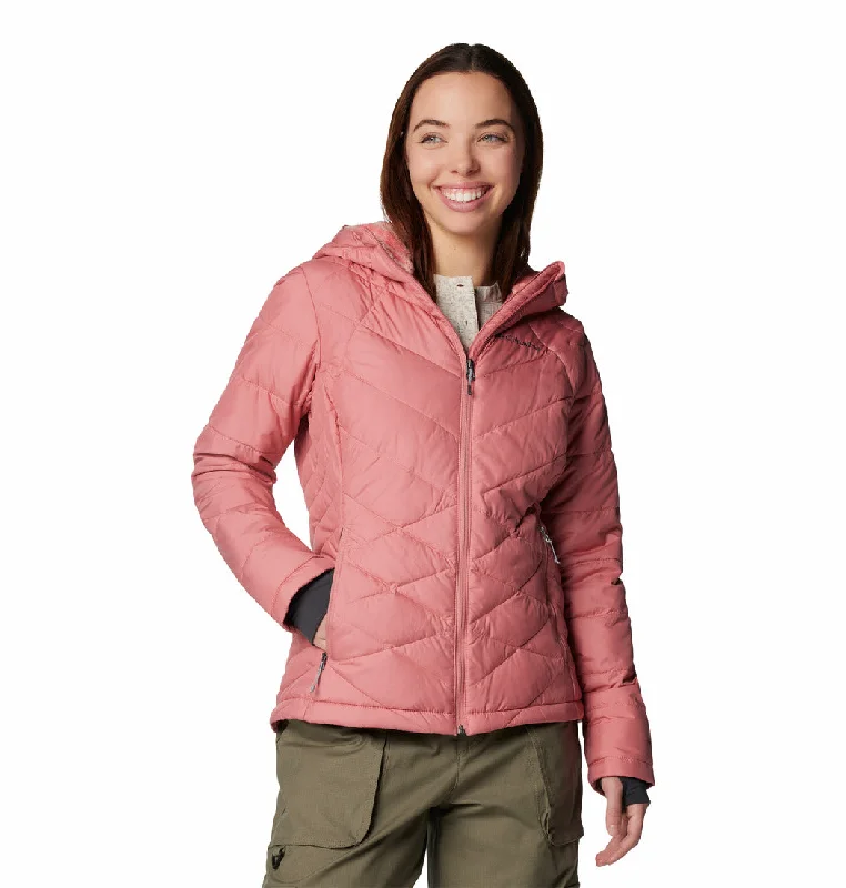 W HEAVENLY HOODED JACKET - Manteau pour femmes - Columbia Notch Collar Jacket Peter Pan Collar Jacket Cowl Neck Jacket