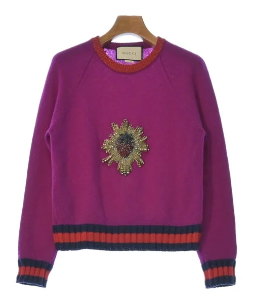 GUCCI Sweaters Chenille Fabric Brocade Fabric Lace Fabric