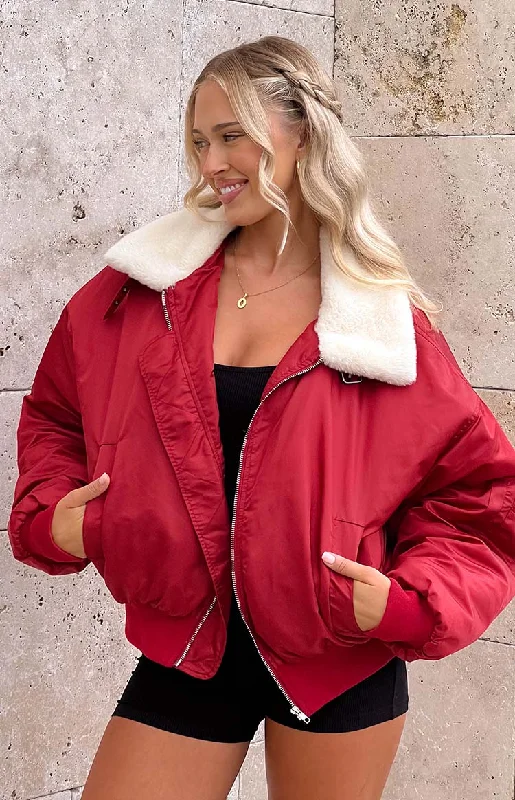 Lioness Carla Mulberry Puffer Jacket Cotton Jacket Linen Jacket Terry Jacket