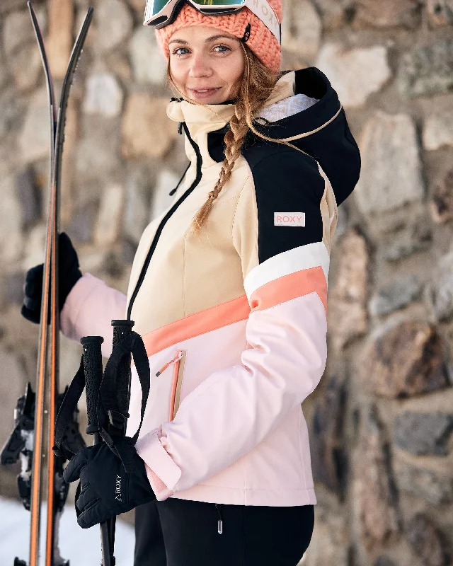 Peak Chic Snow Jacket - Pebble Herringbone Jacket Houndstooth Jacket Plaid Jacket