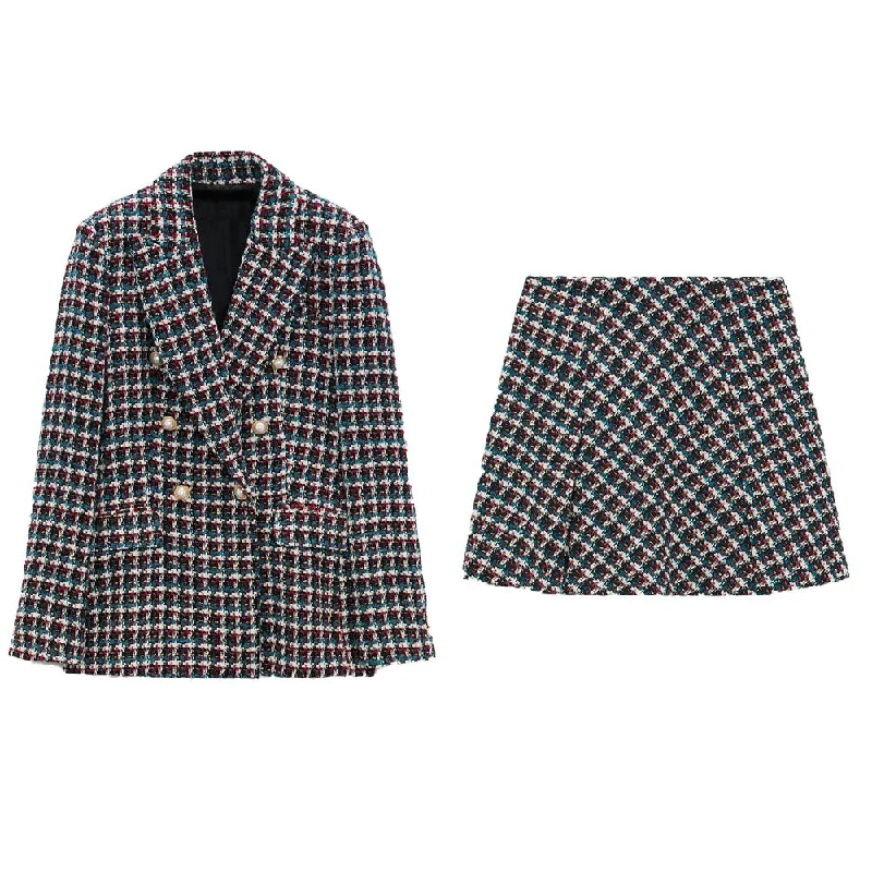 Suit and skirt
