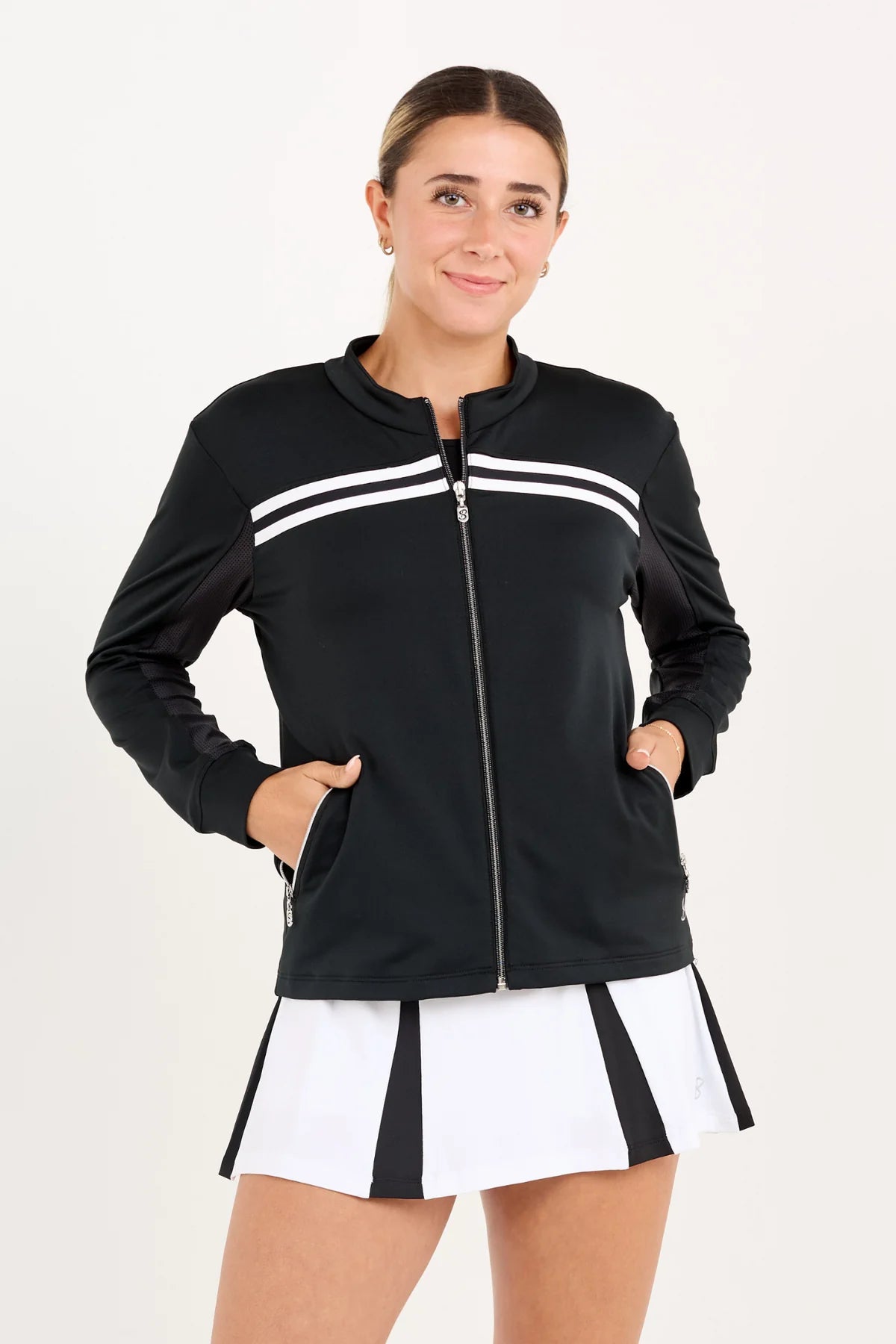 Ladies Sofibella 24” Jacket Welt Pockets Slit Pockets Flap Pockets