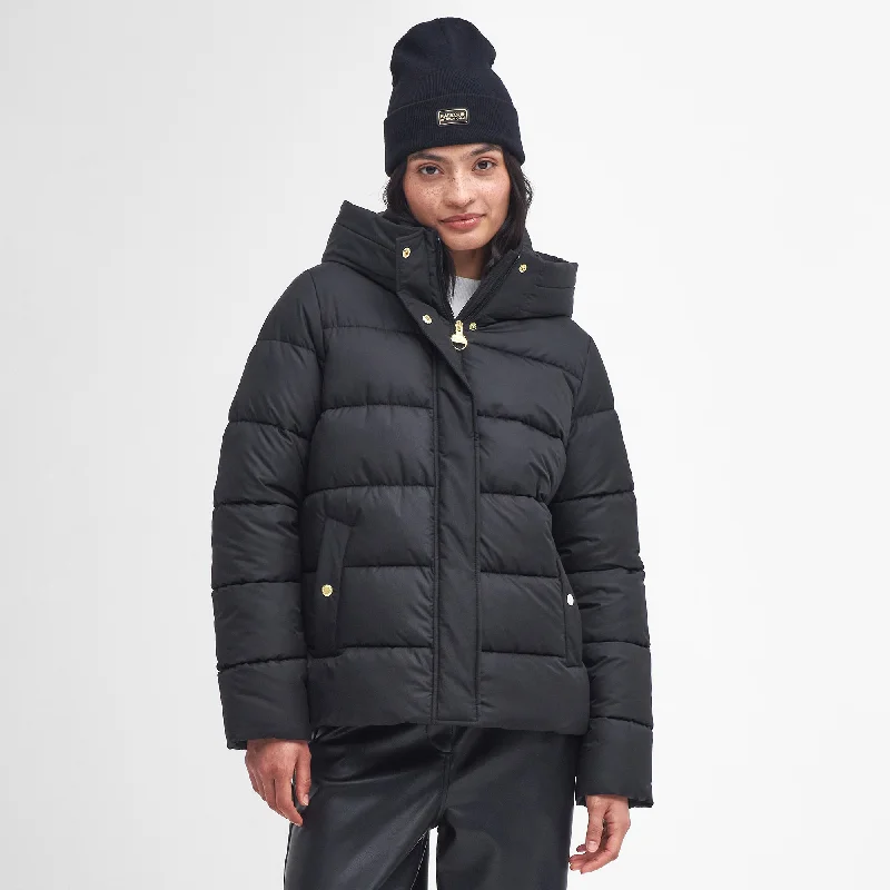 Barron Puffer Jacket Hoodie Zip-Up Jacket Button-Up Jacket