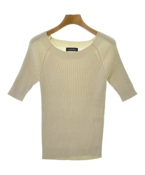 green label relaxing Sweaters Mesh Fabric Canvas Fabric Denim Fabric