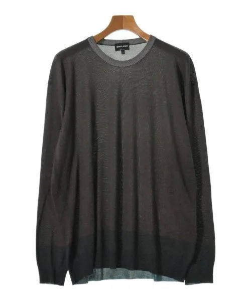 GIORGIO ARMANI Sweaters Boat Neck Shawl Collar Notched Collar