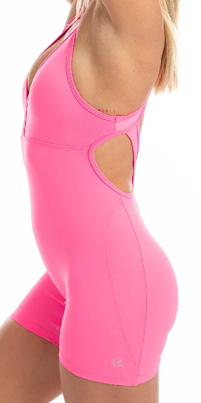 Pink Body Luxe Short Unitard