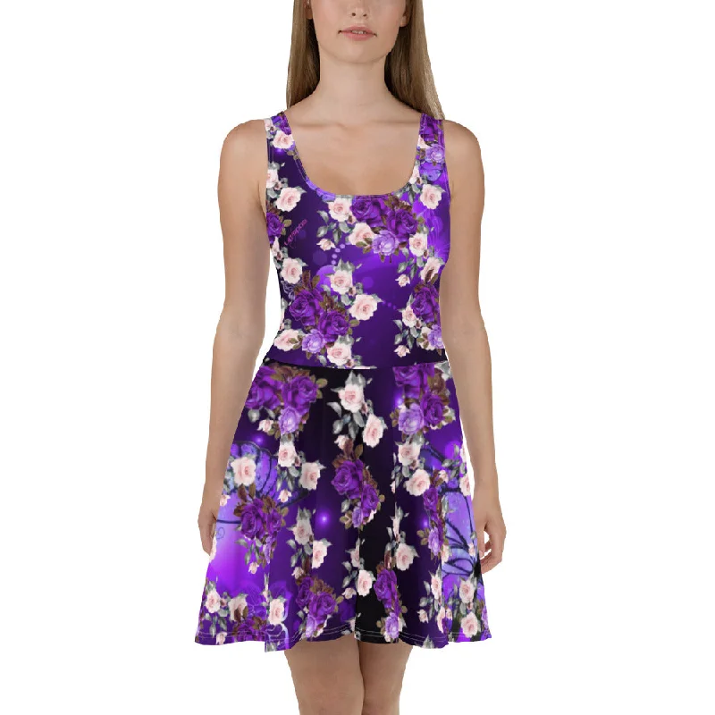 Purple Skater Dress