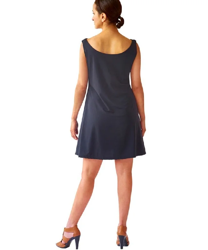 Suede  Swing Dress - Short