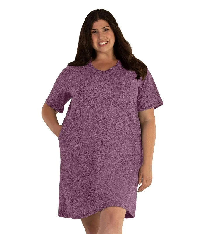 XL / Heather Merlot