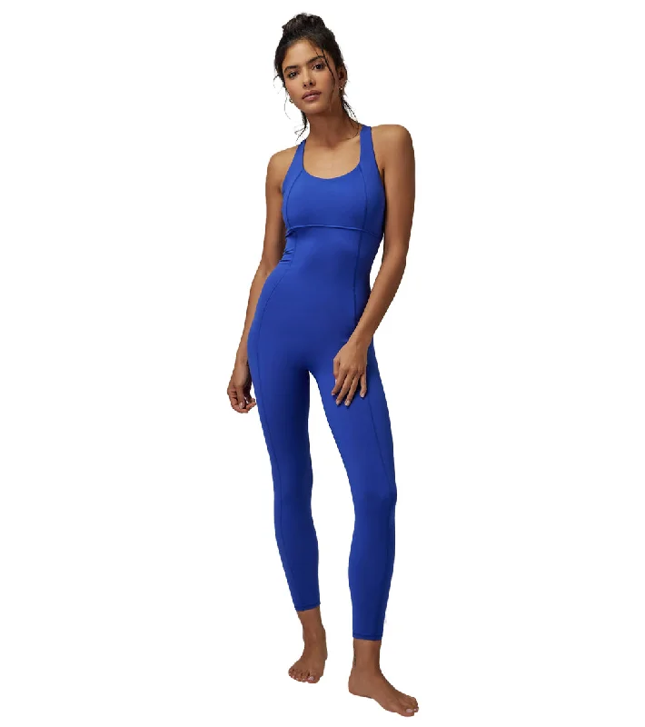 Spiritual Gangster Flaunt Dream Tech Jumpsuit Electric Cobalt