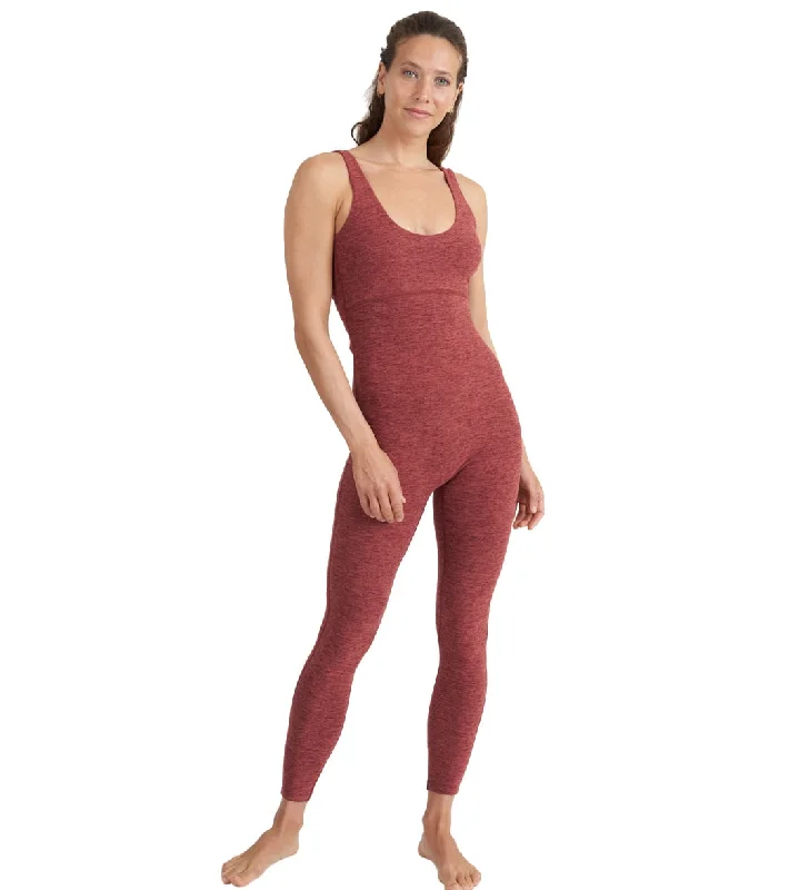 Thrive Societe Twist Back Onesie Heather Spice