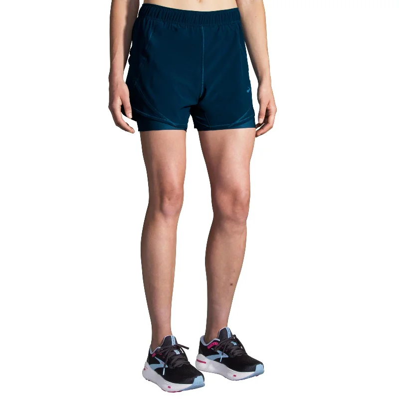 Brooks Chaser 5inch 2-in-1 Womens Shorts