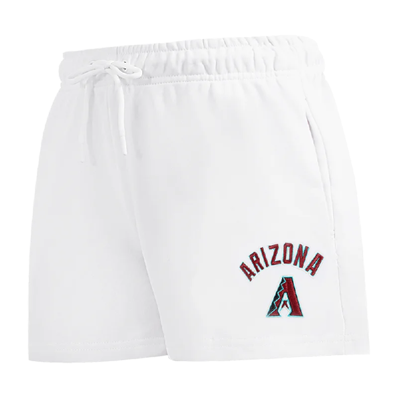 MLB ARIZONA DIAMONDBACKS CLASSIC WOMEN'S FLC SHORT (WHITE)