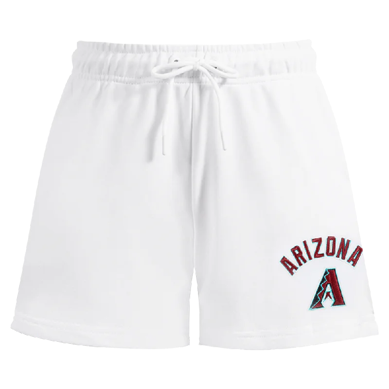 MLB ARIZONA DIAMONDBACKS CLASSIC WOMEN'S FLC SHORT (WHITE)