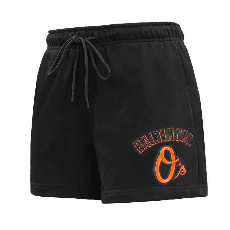 MLB BALTIMORE ORIOLES CLASSIC WOMEN'S SHORT (BLACK)