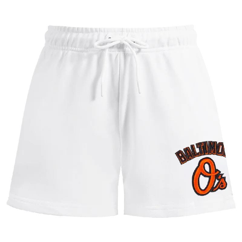 MLB BALTIMORE ORIOLES CLASSIC WOMEN'S SHORT (WHITE)