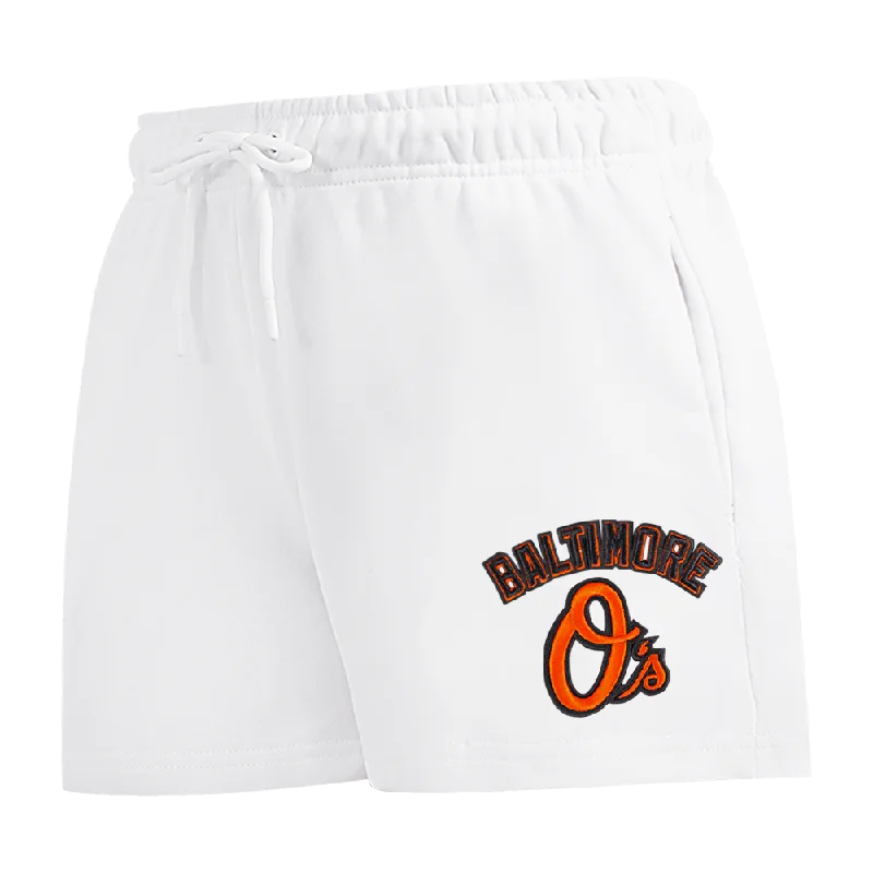 MLB BALTIMORE ORIOLES CLASSIC WOMEN'S SHORT (WHITE)