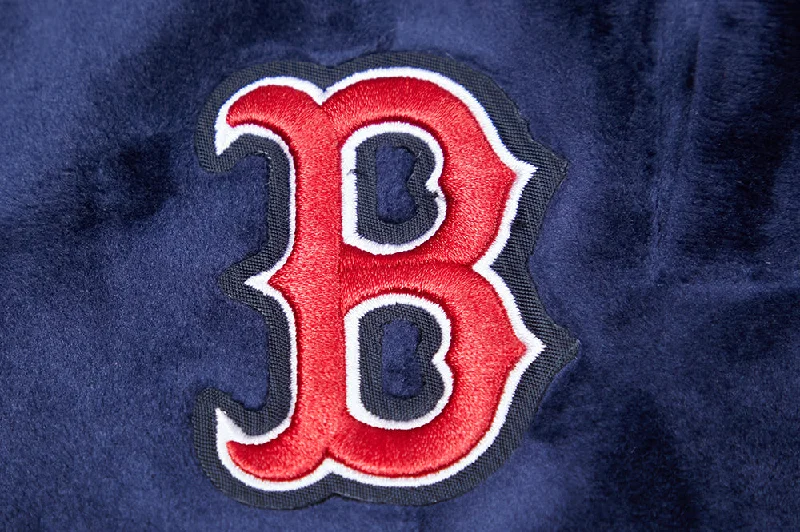 MLB BOSTON RED SOX CLASSIC WOMEN'S VELOUR SHORT (MIDNIGHT NAVY)