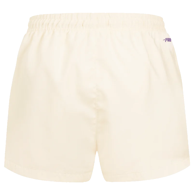 MLB COLORADO ROCKIES TRIPLE TONAL WOMEN'S WOVEN SHORT (EGGSHELL)