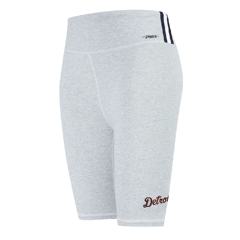 MLB DETROIT TIGERS CLASSIC WOMEN'S BIKE SHORT (HEATHER GREY)