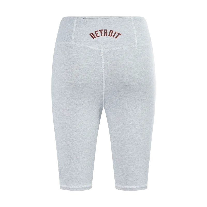 MLB DETROIT TIGERS CLASSIC WOMEN'S BIKE SHORT (HEATHER GREY)