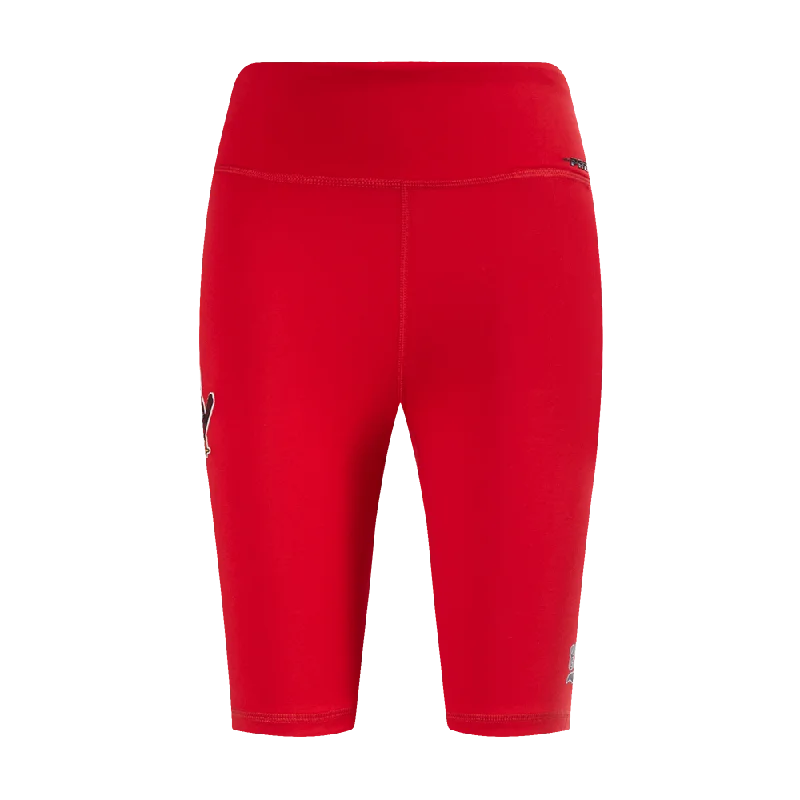 MLB ST. LOUIS CARDINALS CLASSIC WOMEN'S BIKE SHORT (RED)