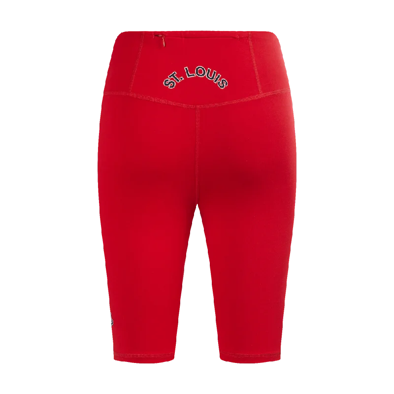 MLB ST. LOUIS CARDINALS CLASSIC WOMEN'S BIKE SHORT (RED)