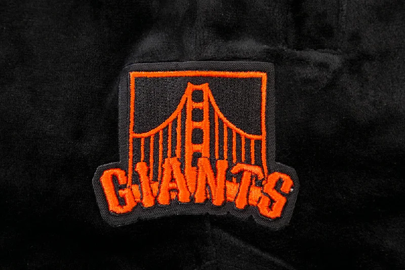 MLB SAN FRANCISCO GIANTS CLASSIC WOMEN'S VELOUR SHORT (BLACK)