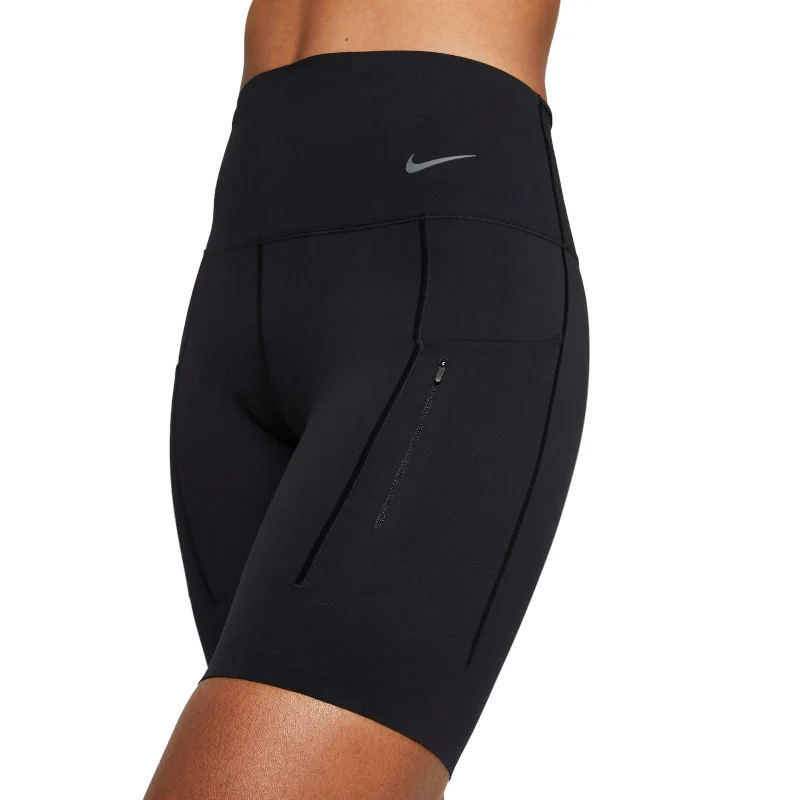 Nike Go Womens Firm-Support High-Waisted 8 Biker Shorts with Pockets