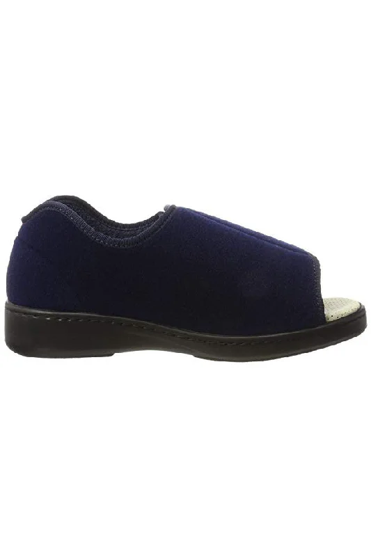 Open-Toed Sandals for Women - Navy | Lexi | Adaptive Shoes by Ovidis