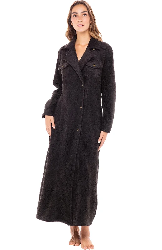 Men's Country Western Long Duster Robe, Anti Pill Fleece