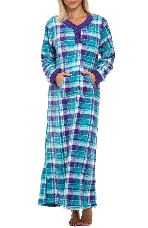 Purple and Teal Plaid / 2X