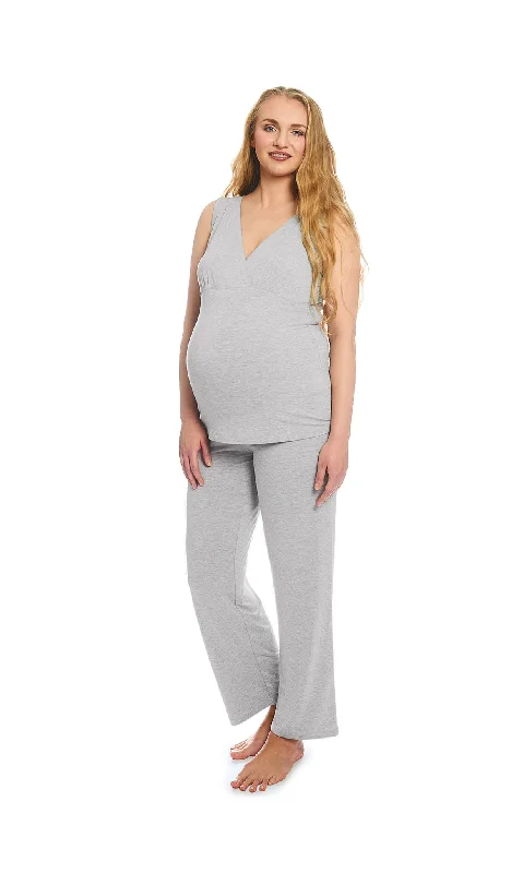 Analise 3-Piece Heather Grey Solid