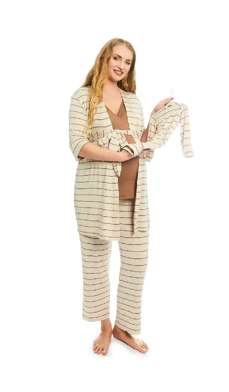 Analise 5-Piece Mocha Stripe