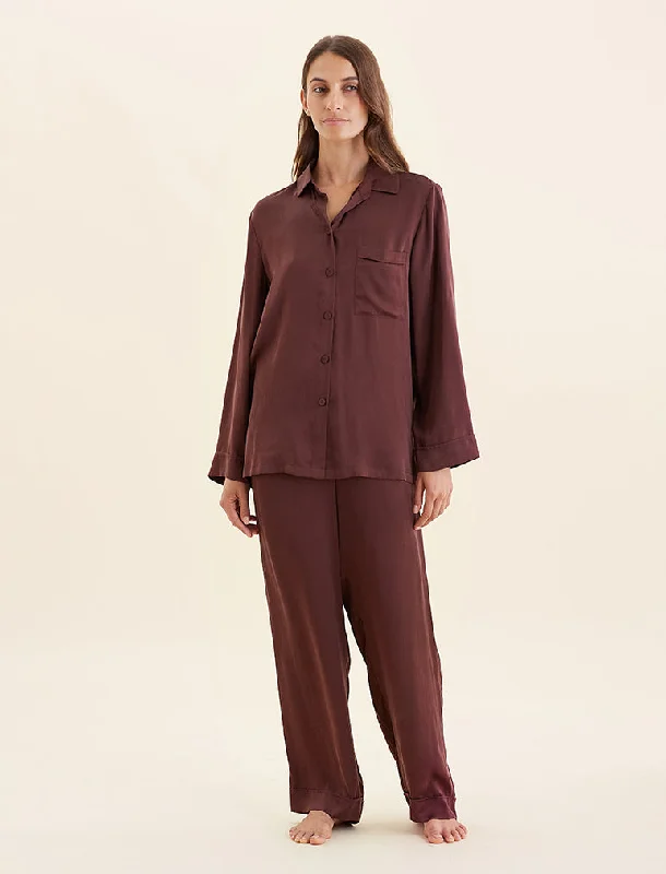 Audrey Pure Silk Full Length PJ