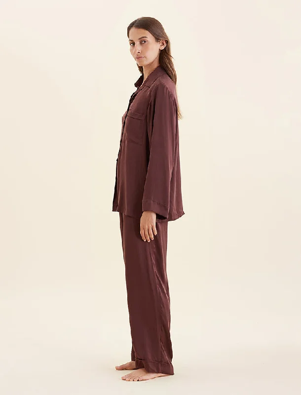 Audrey Pure Silk Full Length PJ