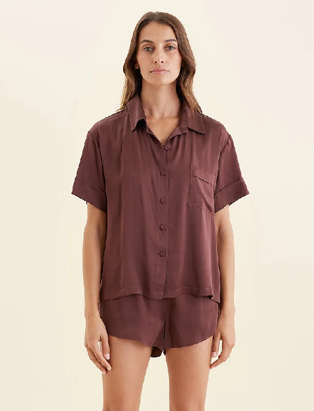 Audrey Mulberry Silk Boxer PJ