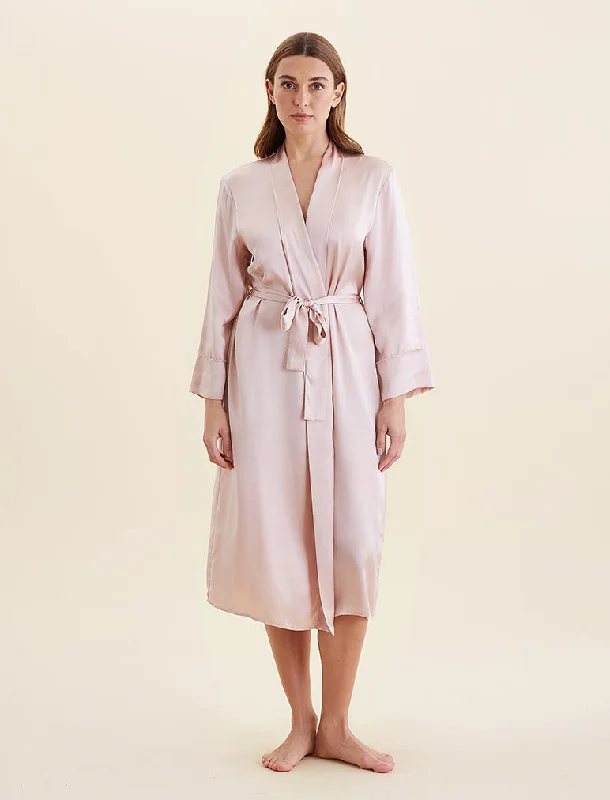 Audrey Mulberry Silk Long Robe