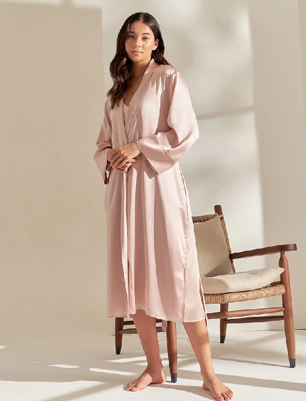 Audrey Mulberry Silk Long Robe